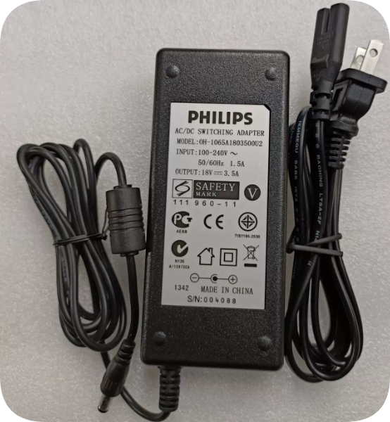 *Brand NEW*Genuine Philips 18V 3.5A Speaker Power Adapter Model OH-1065A1803500U2 Power Supply